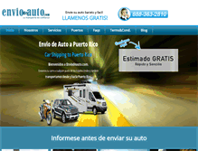 Tablet Screenshot of enviodeauto.com